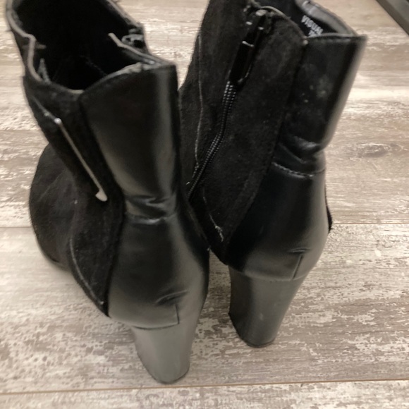 Visual Suede / Leather Pump Booties sz 8 - Picture 2 of 5